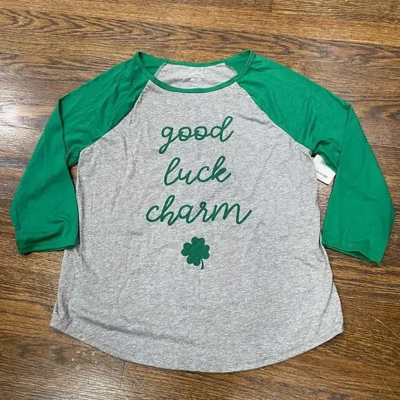 St Patrick’s Day Outfit Top and Pants LSize Small Loungewear Pajamas - Picture 3 of 3